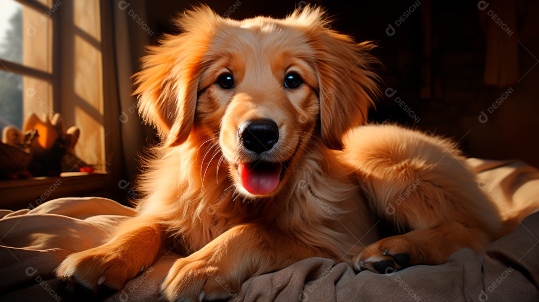 Lindo cachorro fofo.