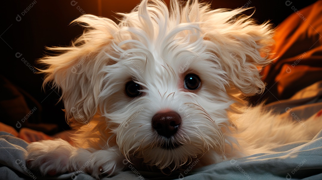 Lindo cachorro fofo.