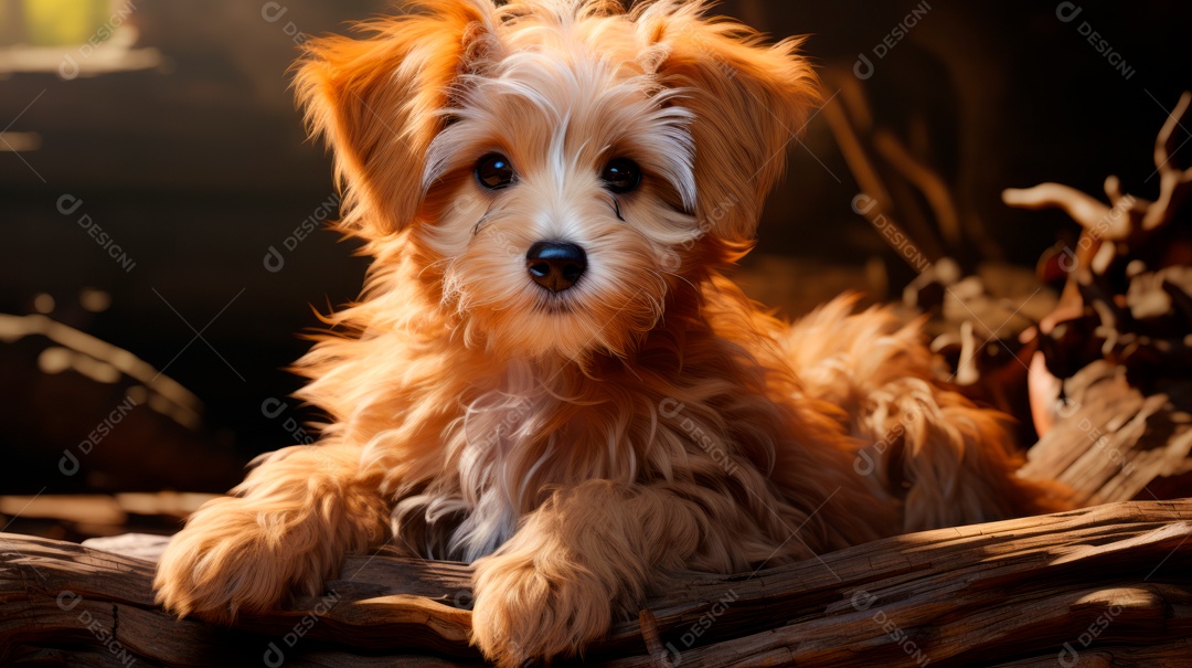 Lindo cachorro fofo.