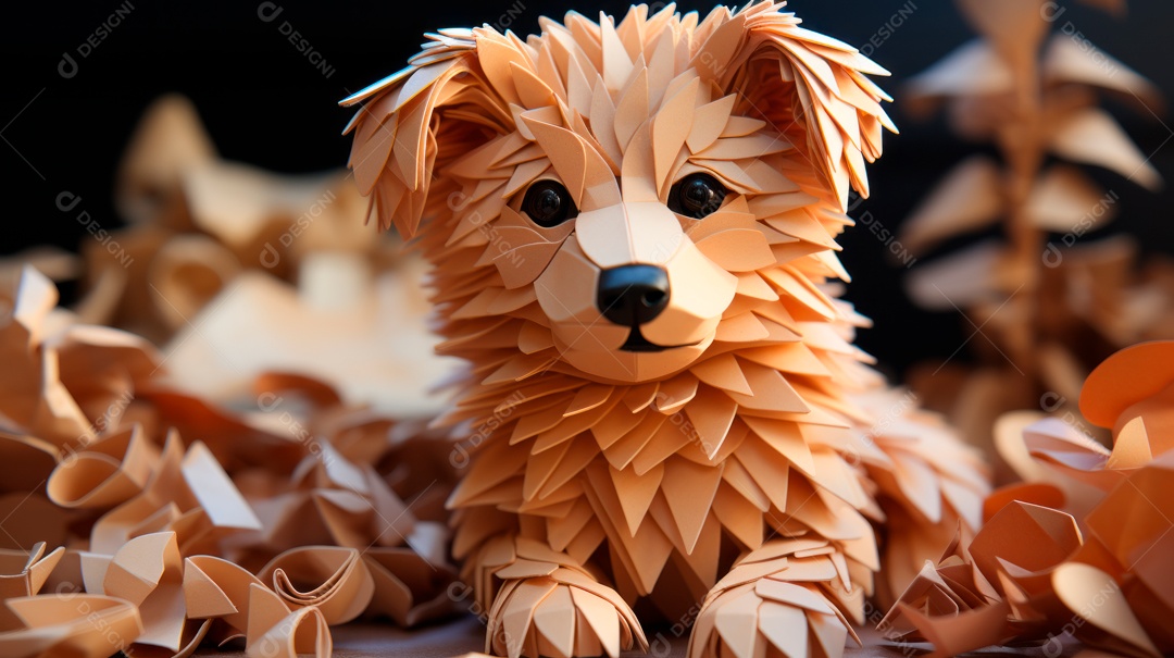 Lindo cachorro fofo.