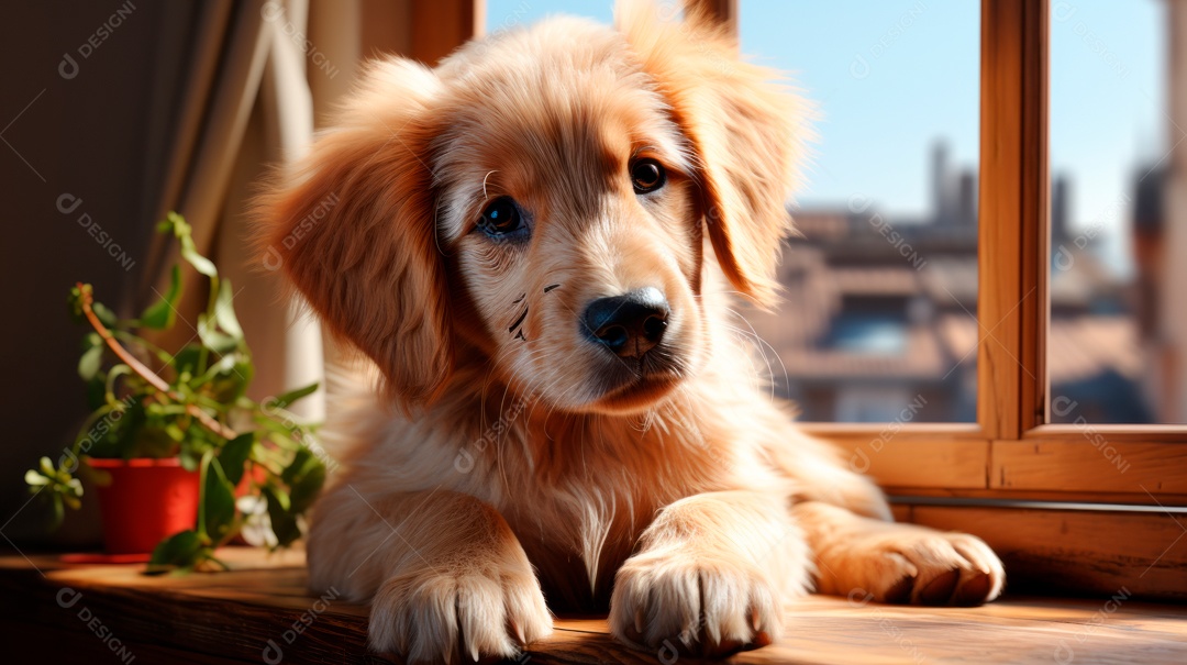 Lindo cachorro fofo.