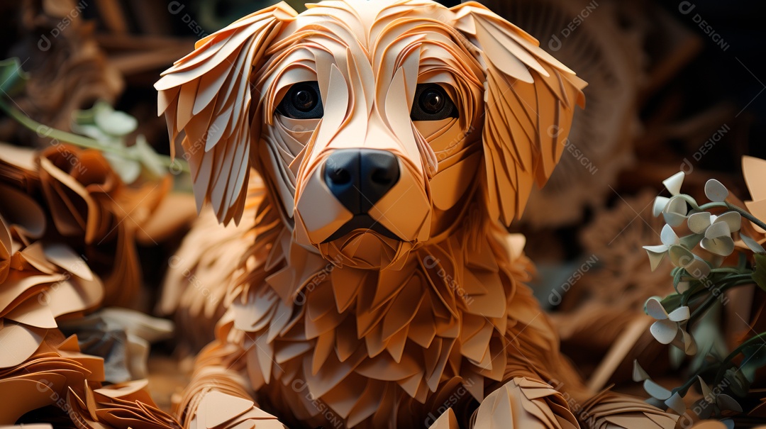 Lindo cachorro fofo.