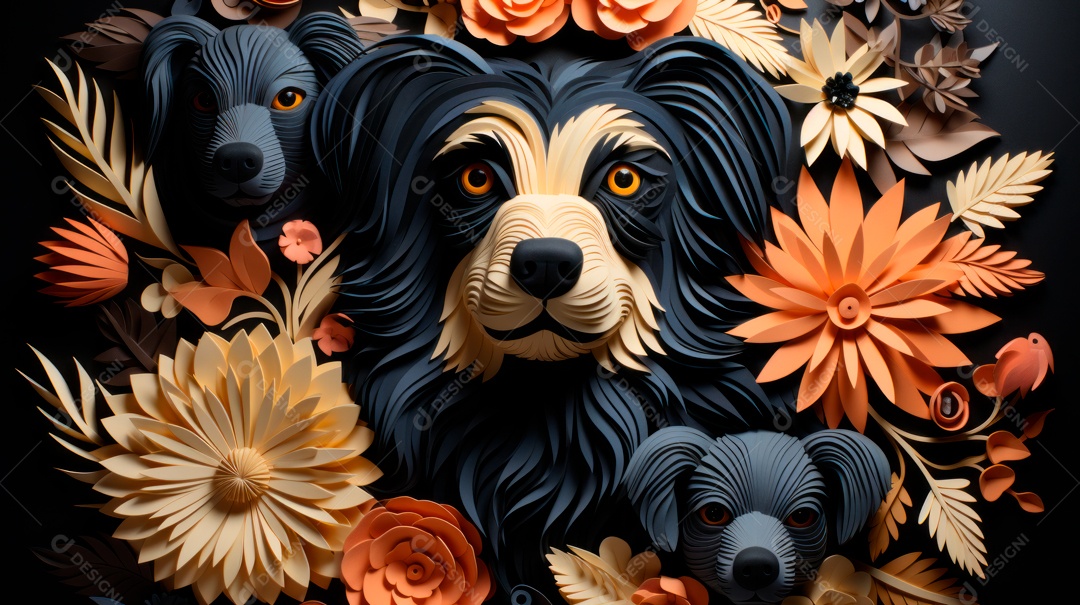 Lindo cachorro fofo.