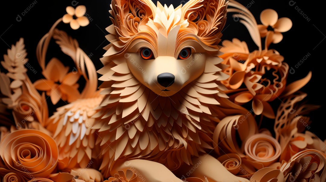 Lindo cachorro fofo.