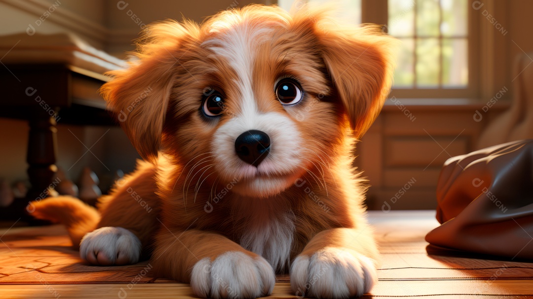 Lindo cachorro fofo.