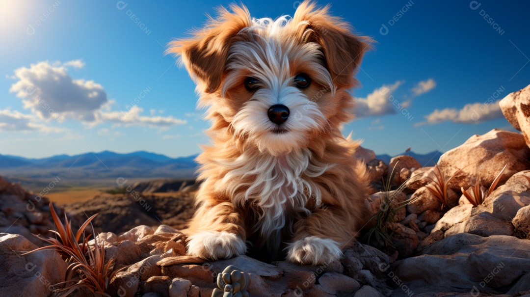 Lindo cachorro fofo.