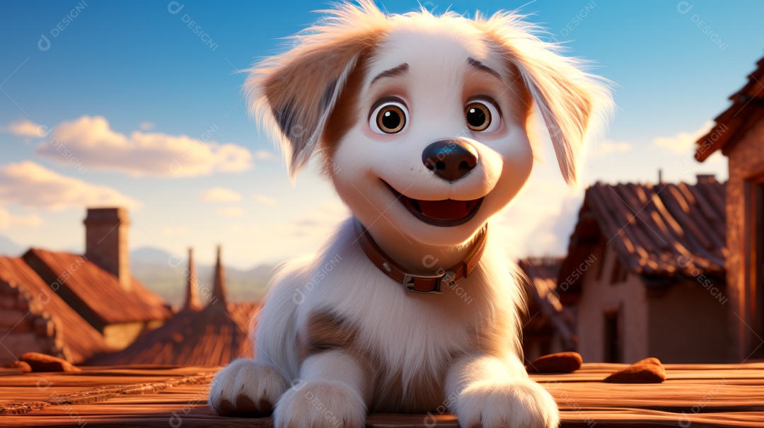 Lindo cachorro fofo.