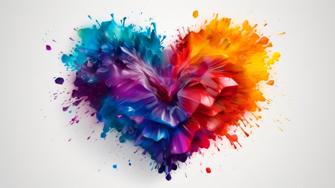 Holi Festival colorido arco-íris pintura cor pó explosão 25 de março.