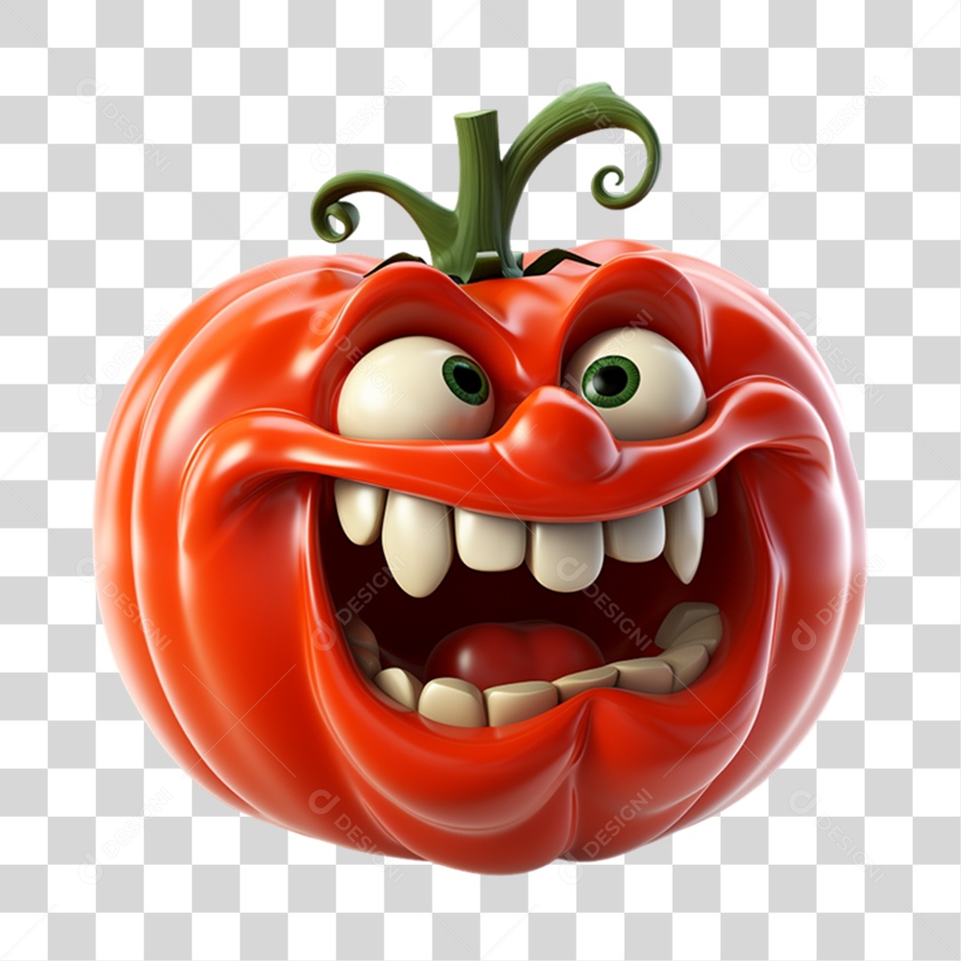 Vegetais Halloween Cartoon Desenho Animado PNG Transparente