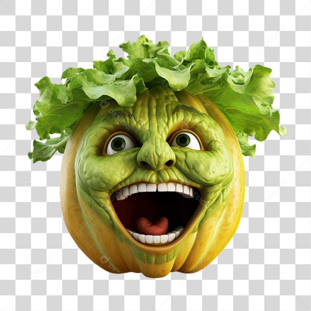 Vegetais Halloween Cartoon Desenho Animado PNG Transparente