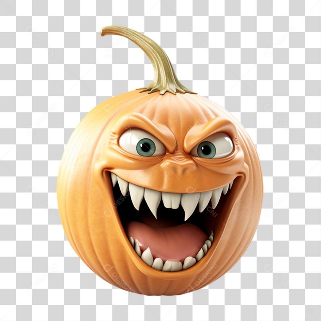 Vegetais Halloween Cartoon Desenho Animado PNG Transparente