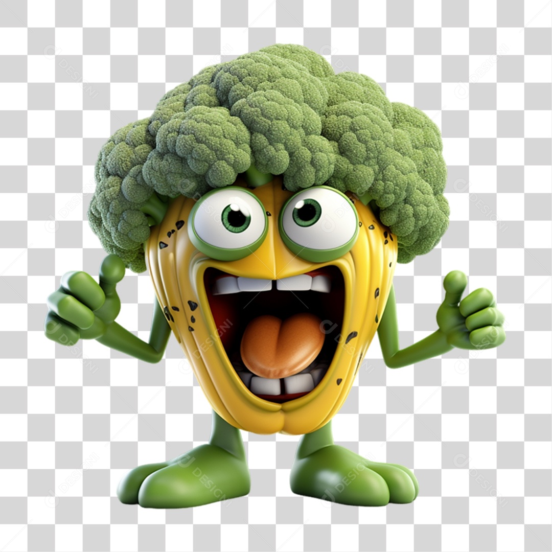 Vegetais Halloween Cartoon Desenho Animado PNG Transparente