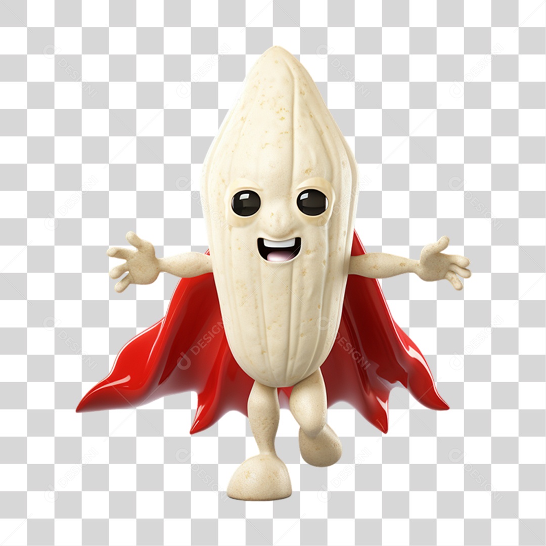 Cartoon Vegetais Heróis Alegres PNG Transparente