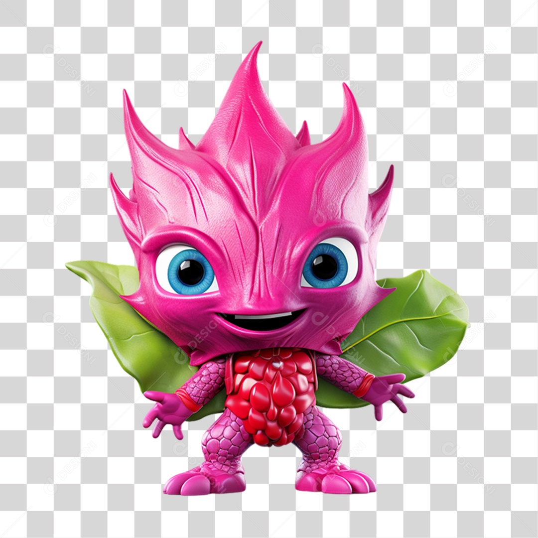 Cartoon Vegetais Heróis Alegres PNG Transparente