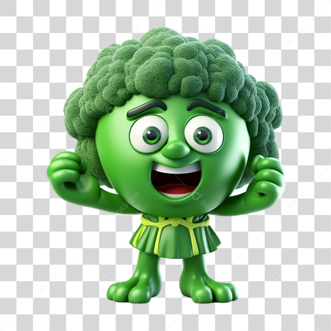 Cartoon Vegetais Heróis PNG Transparente