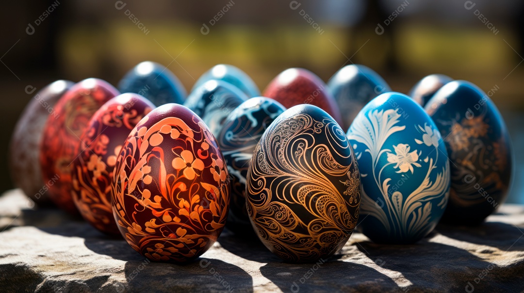 Páscoa ou dia da ressurreição de Jesus Cristo 31 de março AI generativa.