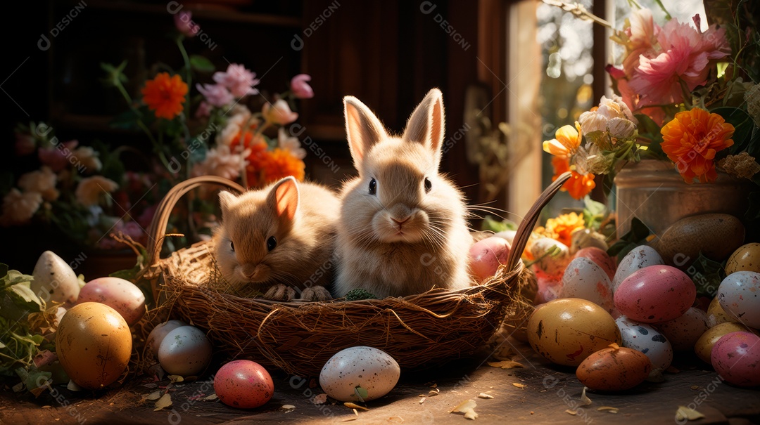 Páscoa ou dia da ressurreição de Jesus Cristo 31 de março AI generativa.