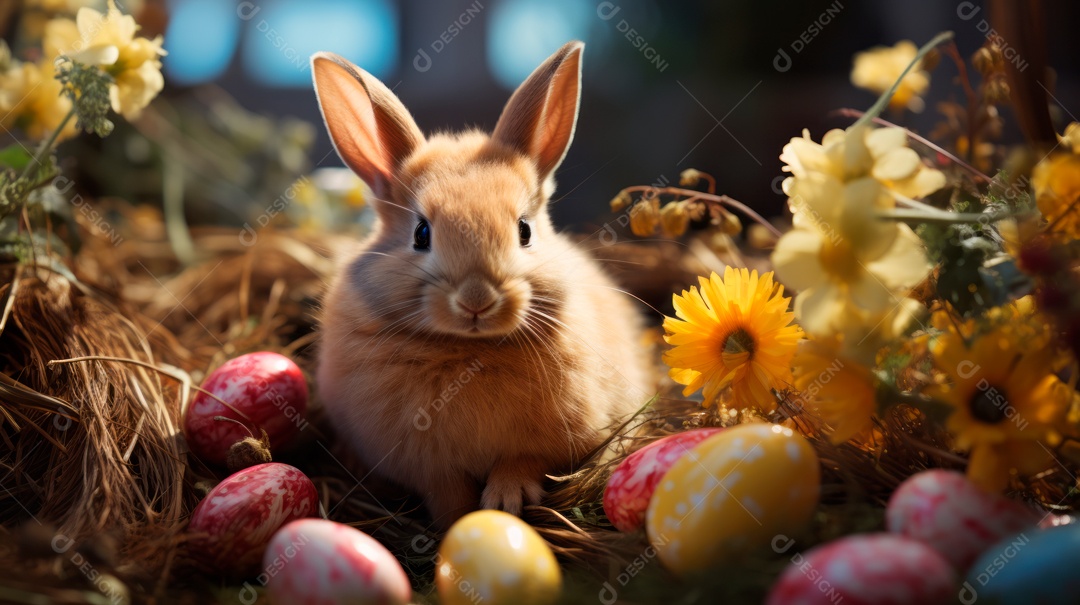Páscoa ou dia da ressurreição de Jesus Cristo 31 de março AI generativa.
