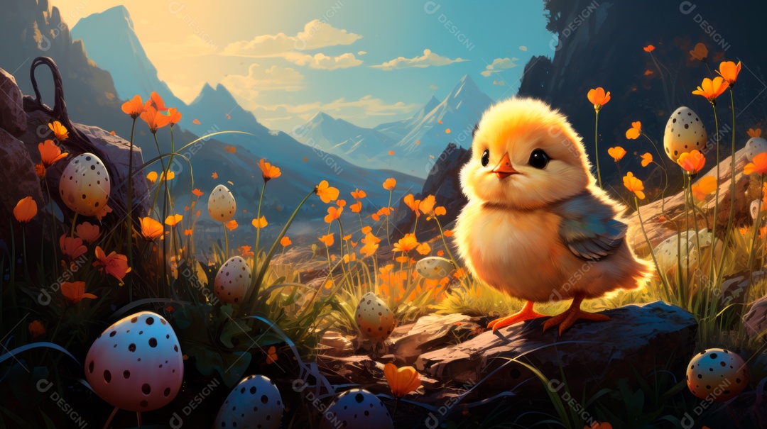 Páscoa ou dia da ressurreição de Jesus Cristo 31 de março AI generativa.