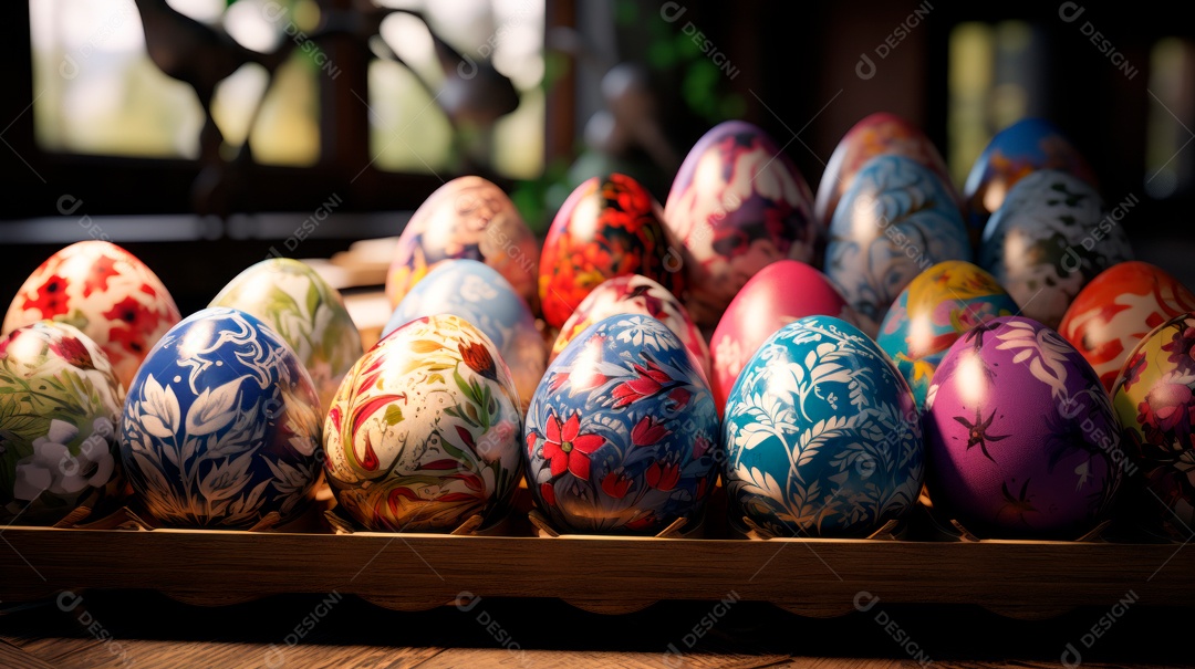 Páscoa ou dia da ressurreição de Jesus Cristo 31 de março AI generativa.