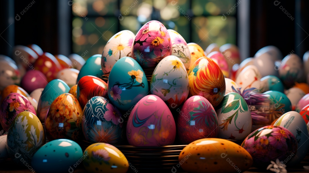 Páscoa ou dia da ressurreição de Jesus Cristo 31 de março AI generativa.