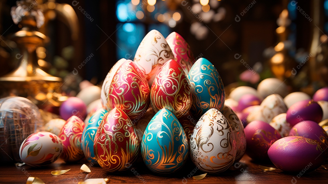 Páscoa ou dia da ressurreição de Jesus Cristo 31 de março AI generativa.