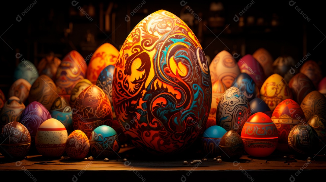 Páscoa ou dia da ressurreição de Jesus Cristo 31 de março AI generativa.