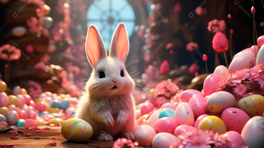 Páscoa ou dia da ressurreição de Jesus Cristo 31 de março AI generativa.