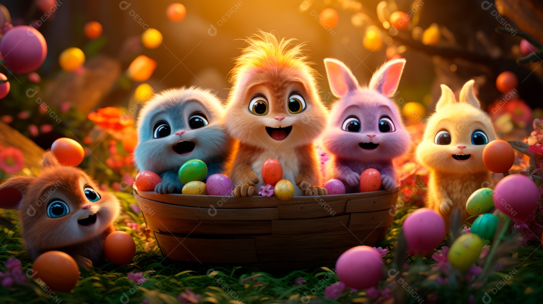 Páscoa ou dia da ressurreição de Jesus Cristo 31 de março AI generativa.