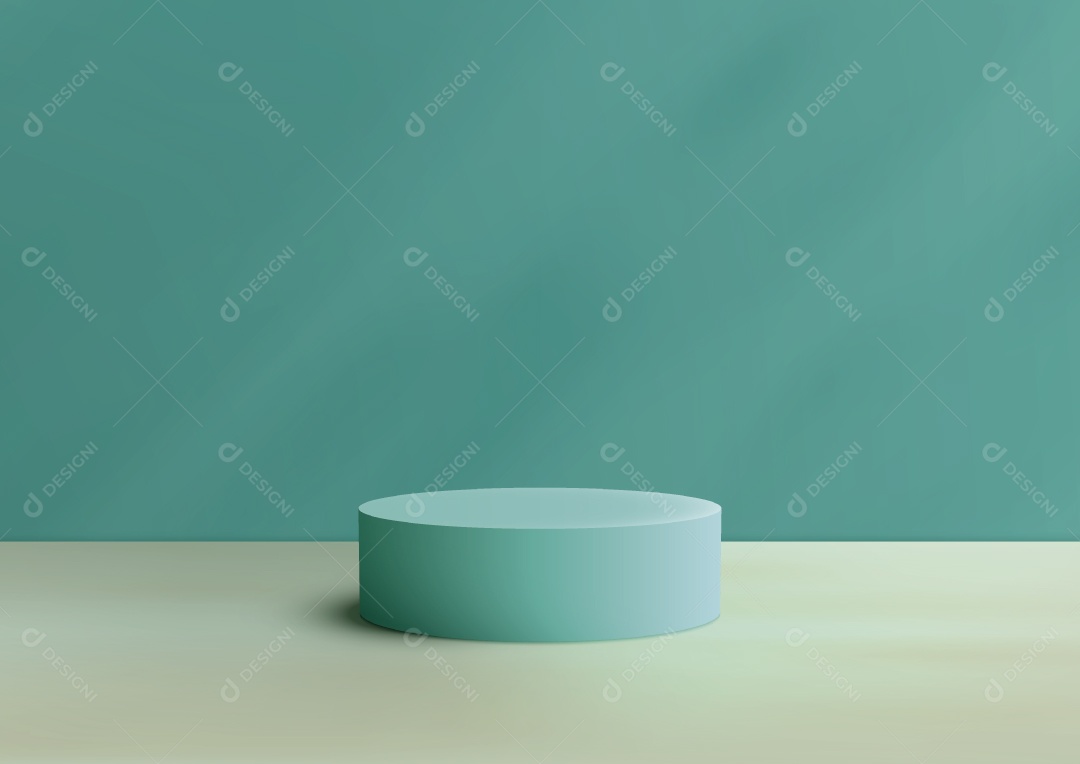 Modelo de Cenário de Pódio Minimalista Vetor EPS Editável