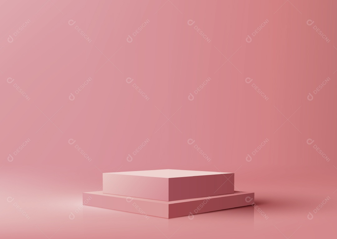 Modelo de Cenário de Pódio Minimalista Vetor EPS Editável