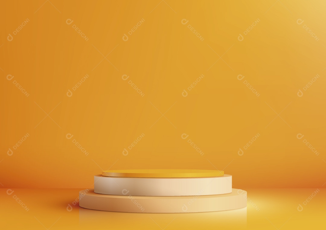 Modelo de Cenário de Pódio Minimalista Vetor EPS Editável