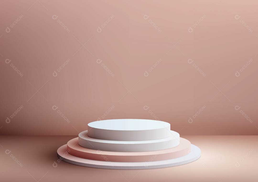 Modelo de Cenário de Pódio Minimalista Vetor EPS Editável