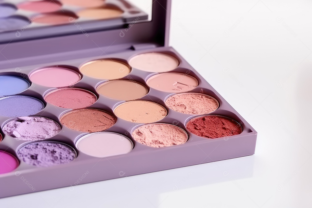 Estojo e conjunto de paleta de maquiagem profissional, cosméticos, pincéis, pincéis e esponjas