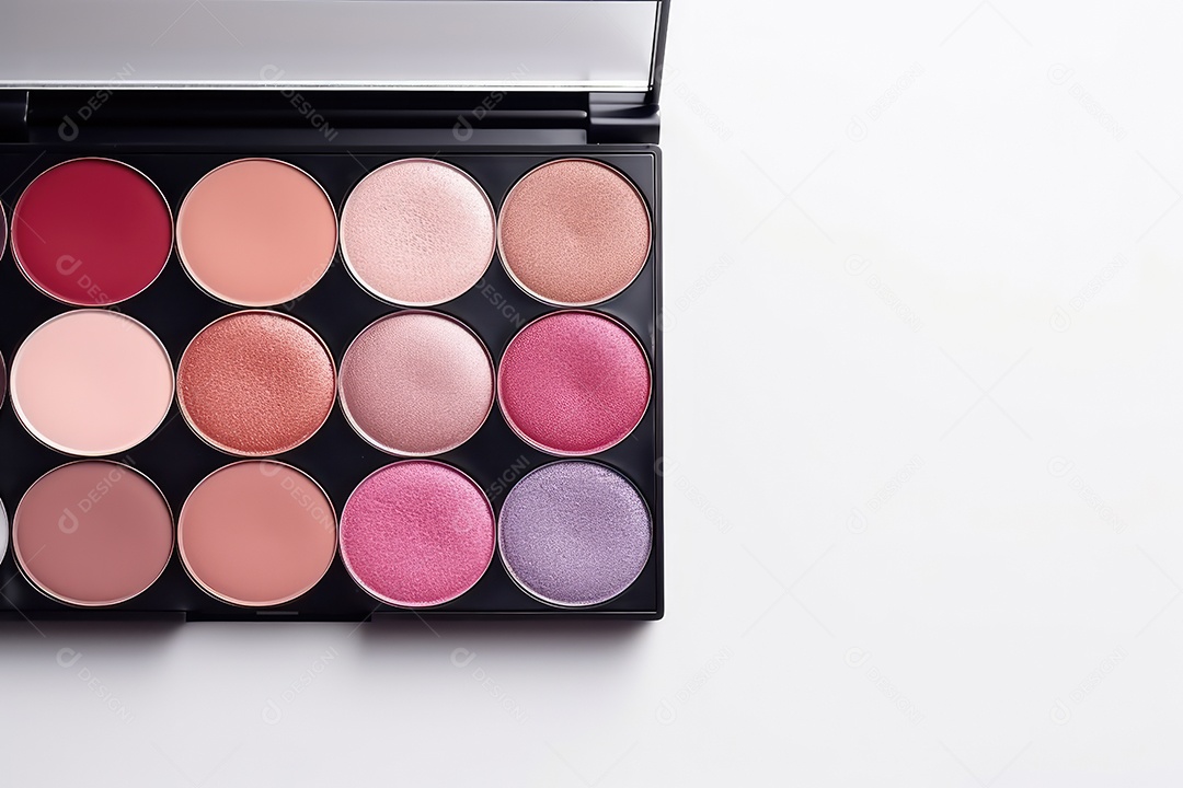 Estojo e conjunto de paleta de maquiagem profissional, cosméticos, pincéis, pincéis e esponjas