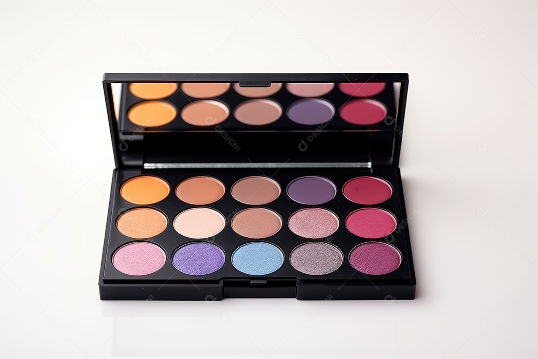 Estojo e conjunto de paleta de maquiagem profissional, cosméticos, pincéis, pincéis e esponjas