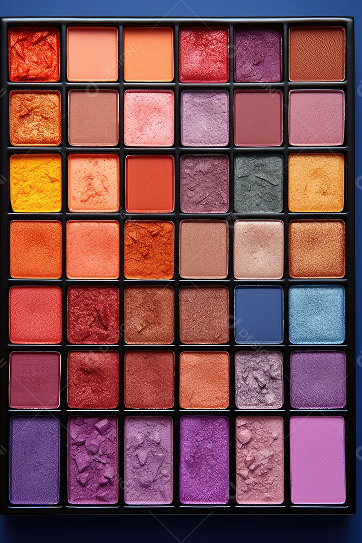 Estojo e conjunto de paleta de maquiagem profissional, cosméticos, pincéis, pincéis e esponjas