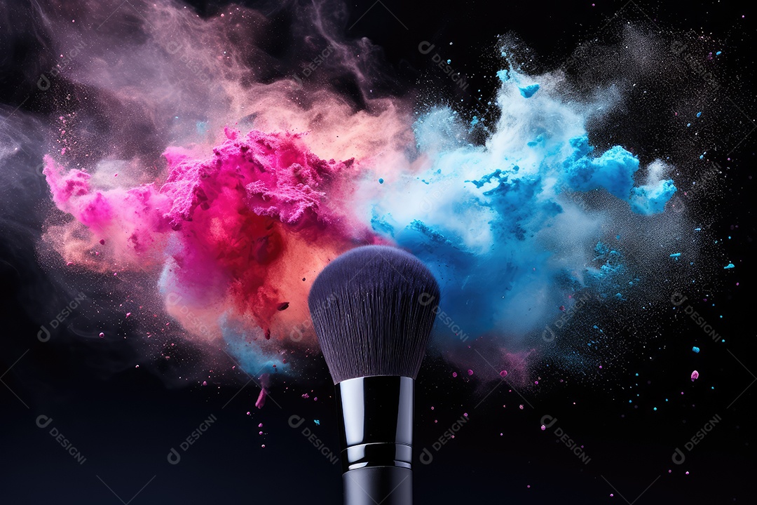 Estojo e conjunto de paleta de maquiagem profissional, cosméticos, pincéis, pincéis e esponjas