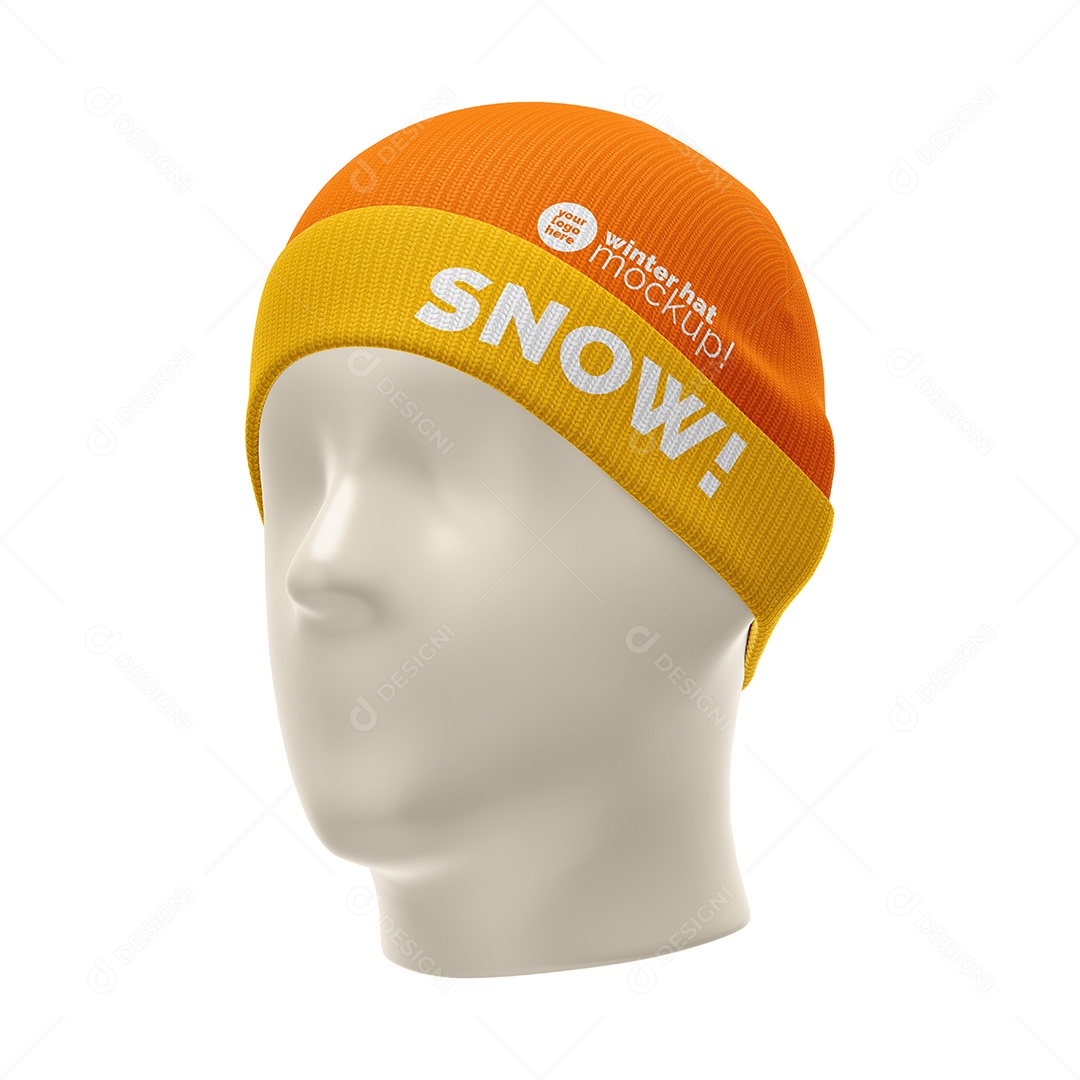 Touca Mockup PSD editável