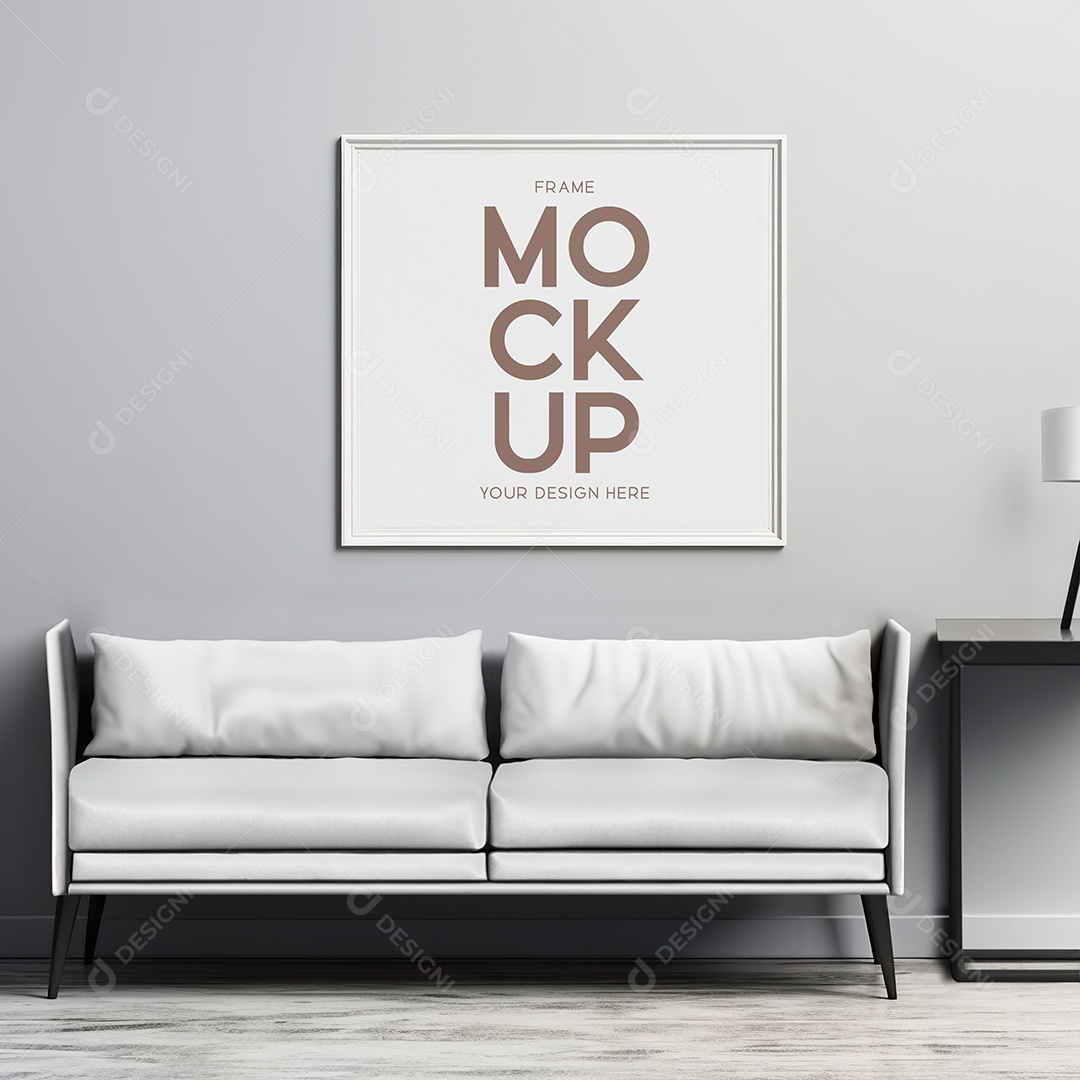 Quadro Mockup PSD editável
