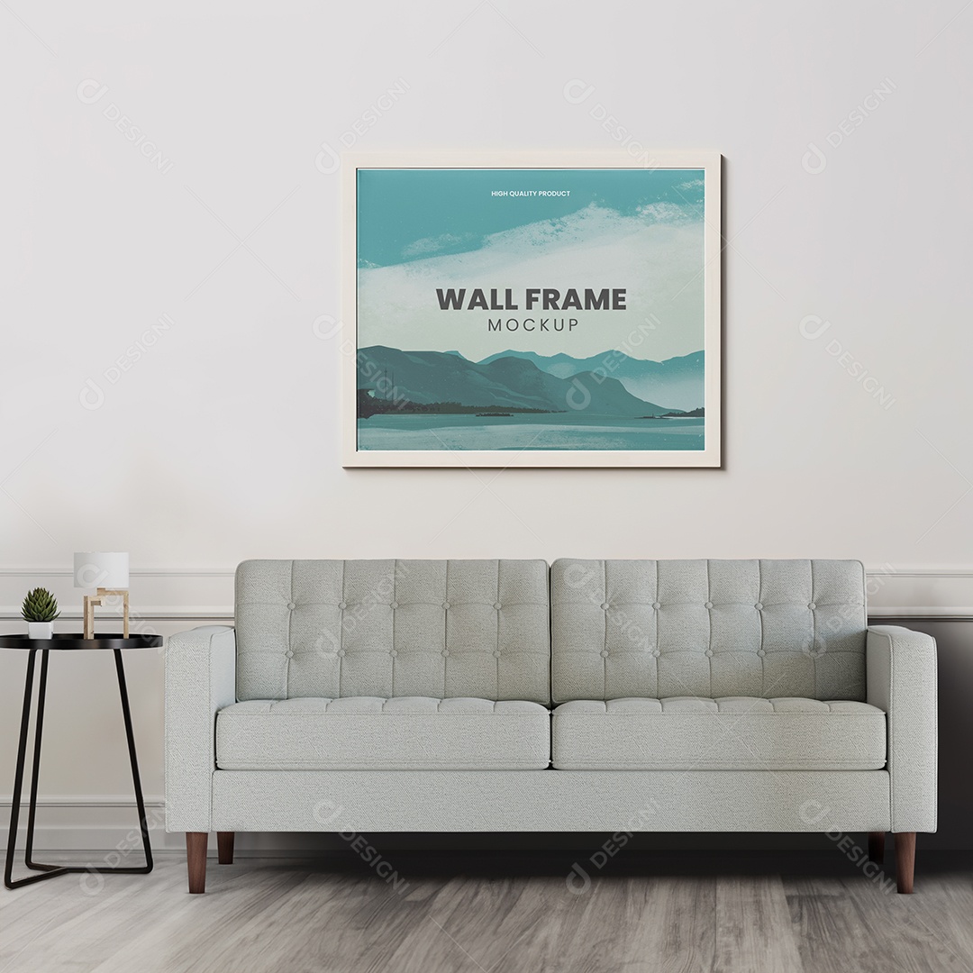 Moldura para quadro Mockup PSD editável