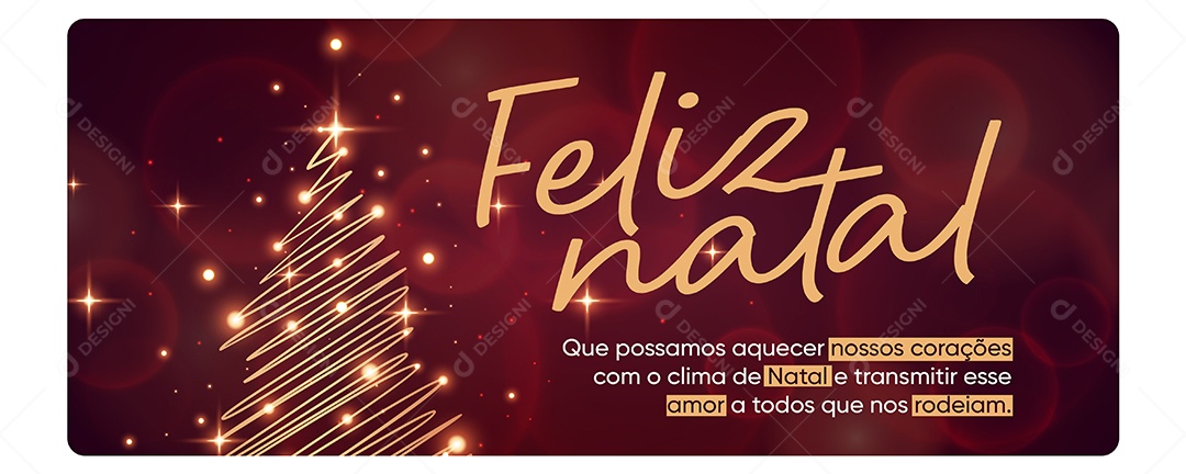 Merry Christmas Banner May We Warm Our Hearts Editable Social Media PSD Christmas Card