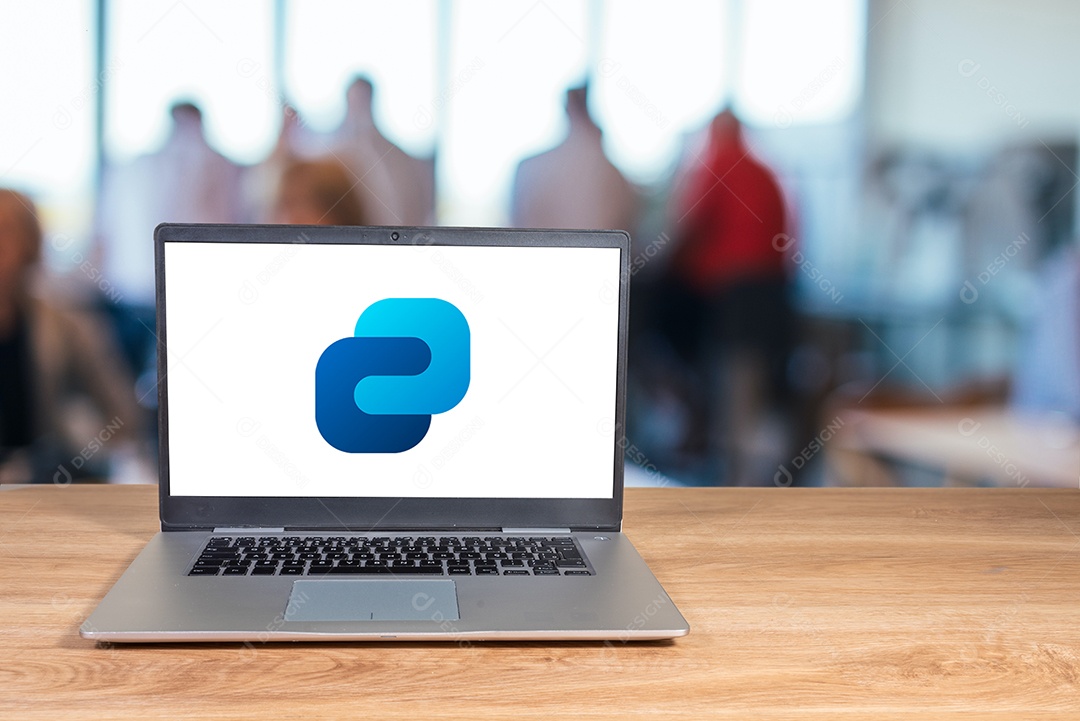 Logotipo do Microsoft viva conexões exibido na tela de um laptop