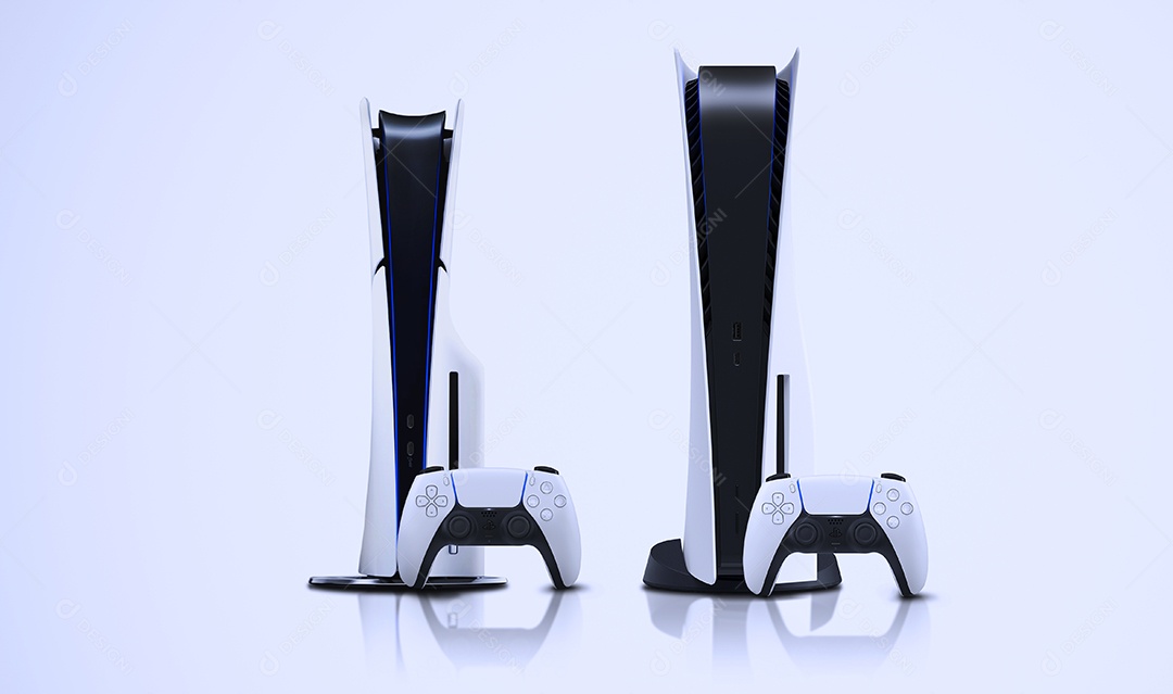 Novo modelo slim e controle do Playstation 5