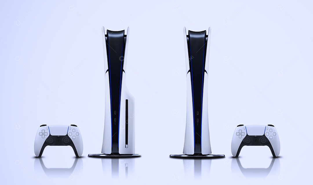 Novo modelo slim e controle do Playstation 5