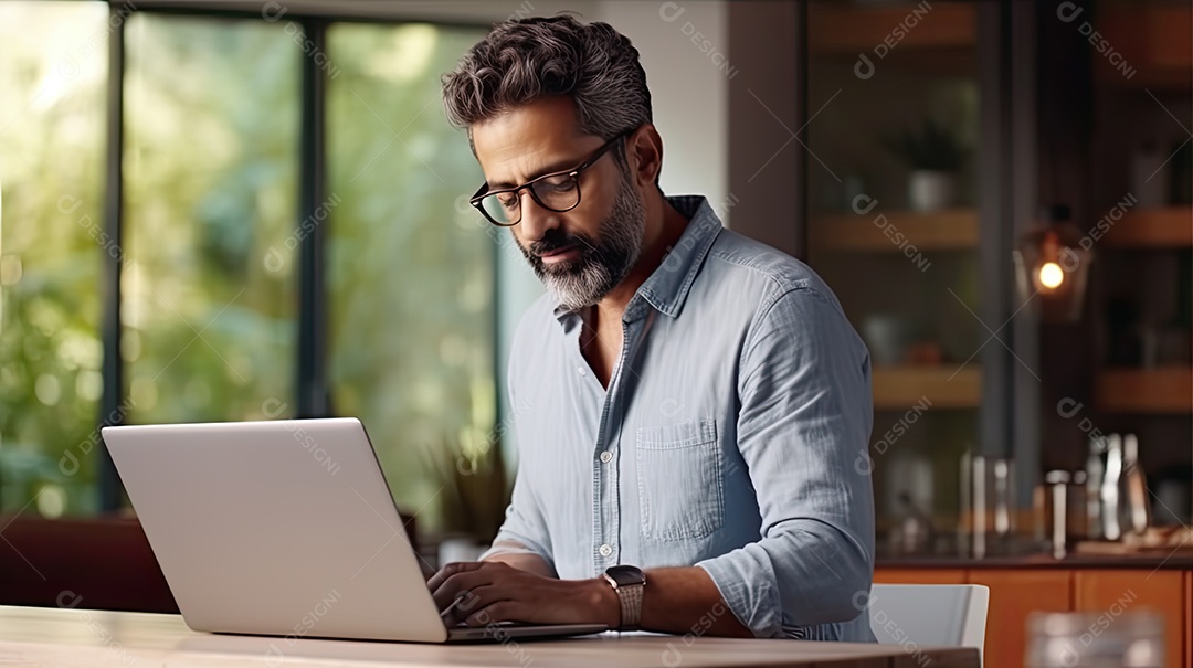 Homem de negócios trabalhando