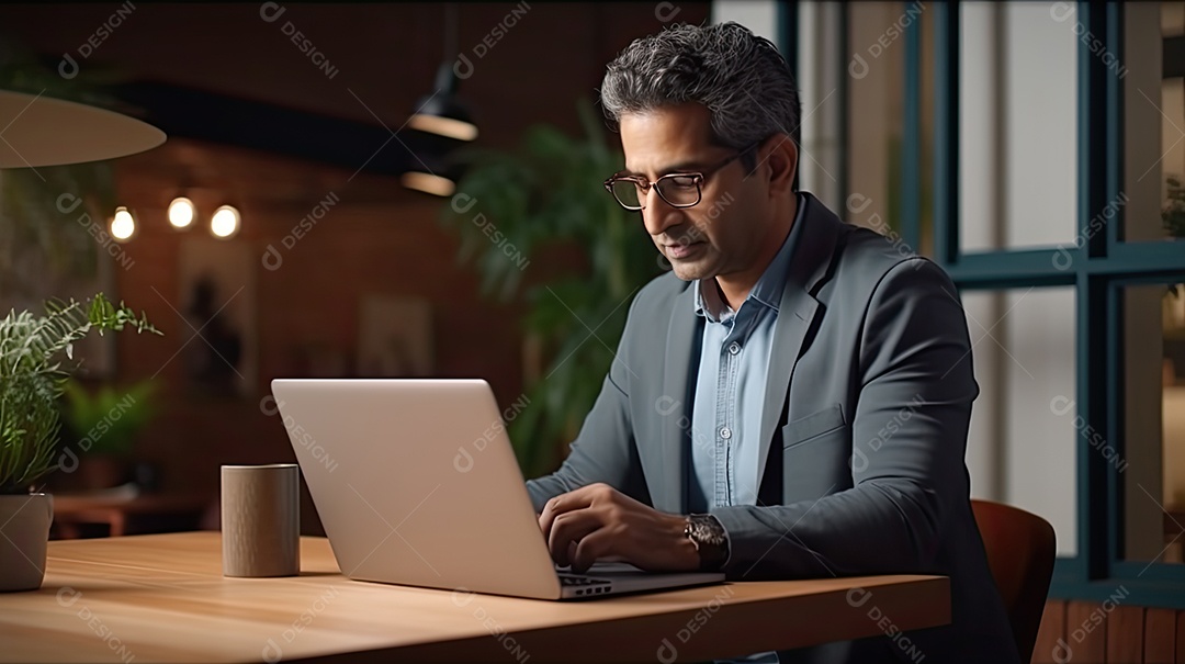 Homem de negócios trabalhando