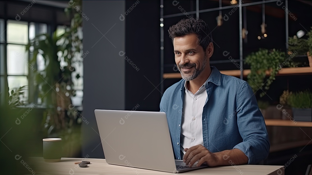 Homem de negócios trabalhando.