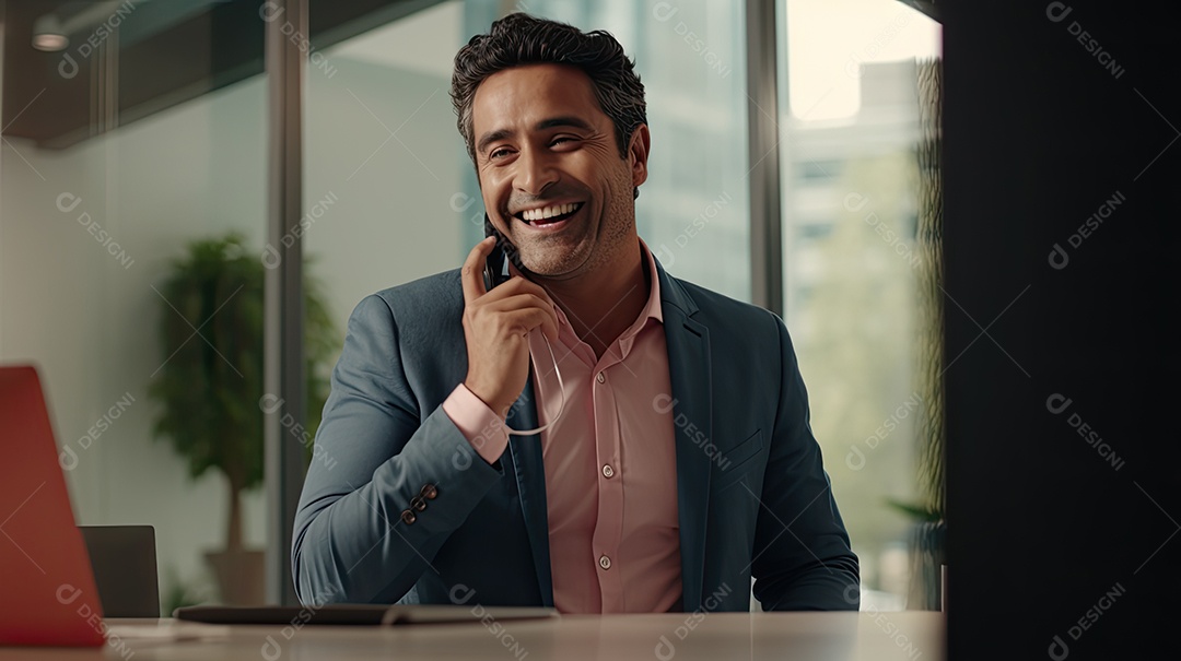 Homem de negócios trabalhando.