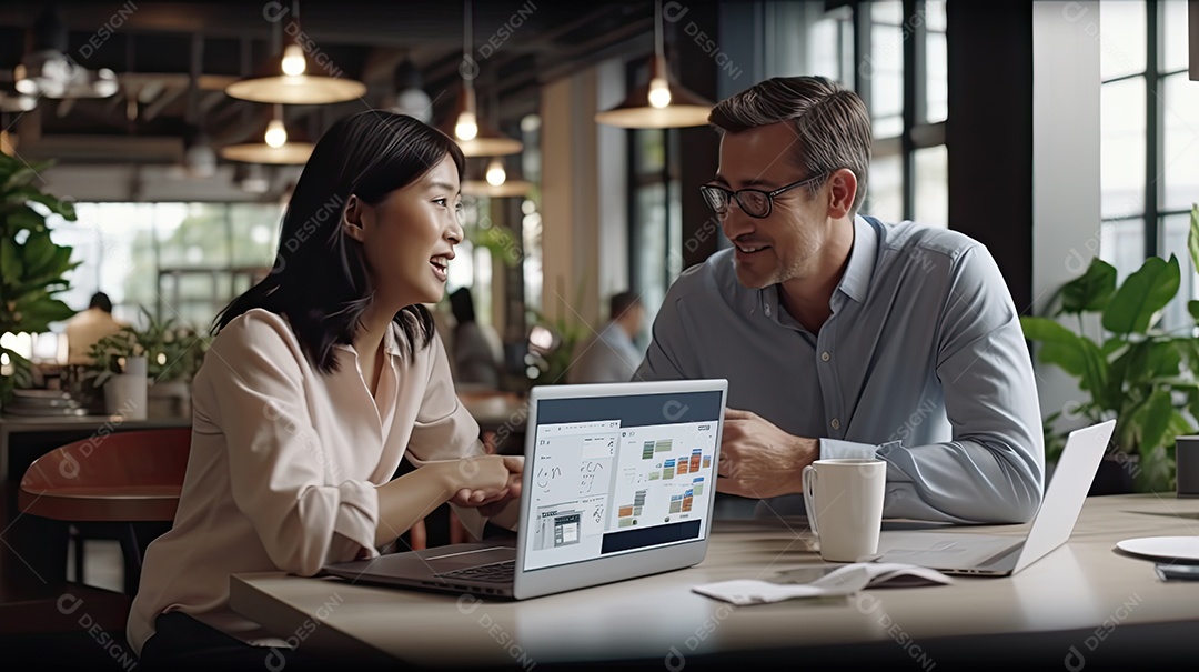 Colegas de trabalho profissionais de negócios